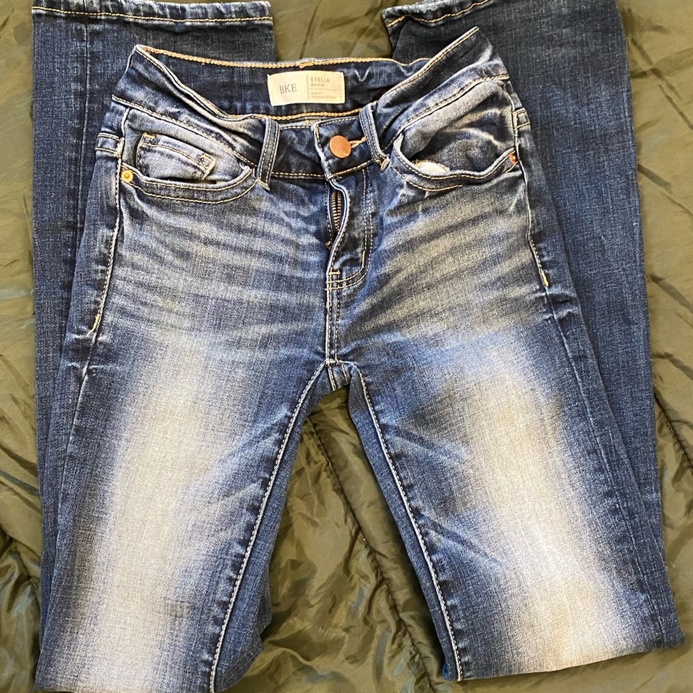BKE Stella Midrise Slim Bootcut Jeans